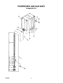 04 - Powerscrew And Ram parts for Kitchenaid Compactor KUCC151T4 from AppliancePartsPros.com