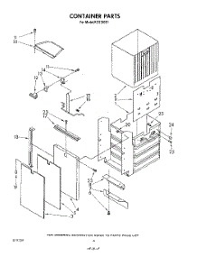 04 - Container parts for Kitchenaid Compactor KCS180S1 from AppliancePartsPros.com