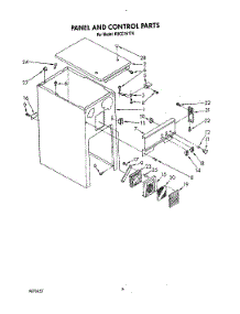 06 - Panel And Control parts for Kitchenaid Compactor KUCC151T4 from AppliancePartsPros.com