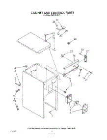 04 - Cabinet And Control parts for Whirlpool Compactor 7KCCC150T1 from AppliancePartsPros.com