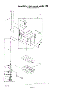 05 - Power Screw And Ram parts for Whirlpool Compactor 7KCCC150T1 from AppliancePartsPros.com