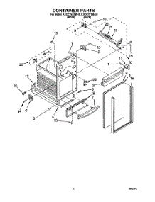04 - Container parts for Kitchenaid Compactor KUCC151DWH0 from AppliancePartsPros.com