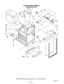 06 - Container parts for Whirlpool Compactor 7KCCC150T1 from AppliancePartsPros.com