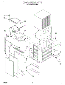 03 - Container parts for Kitchenaid Compactor KUCS181B0 from AppliancePartsPros.com