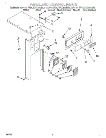05 - Panel And Control parts for Kitchenaid Compactor KUCC151JSS0 from AppliancePartsPros.com