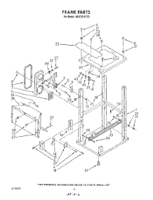 03 - Frame parts for Whirlpool Compactor 4KUCS181T0 from AppliancePartsPros.com