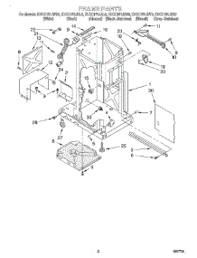 02 - Frame parts for Kitchenaid Compactor KUCC151JAL0 from AppliancePartsPros.com