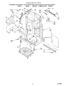 02 - Frame parts for Kitchenaid Compactor KUCC151GBS0 from AppliancePartsPros.com