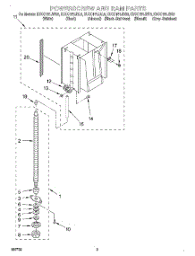 03 - Powerscrew And Ram parts for Kitchenaid Compactor KUCC151JBL0 from AppliancePartsPros.com