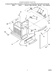 04 - Container parts for Kitchenaid Compactor KUCC151JBS0 from AppliancePartsPros.com