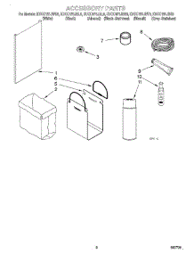 06 - Accessory parts for Kitchenaid Compactor KUCC151JBL0 from AppliancePartsPros.com