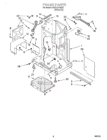 02 - Frame parts for Kitchenaid Compactor KUCC151GBT1 from AppliancePartsPros.com
