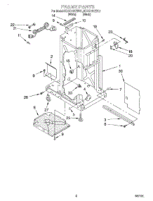 02 - Frame parts for Kitchenaid Compactor KCCC151EWH1 from AppliancePartsPros.com