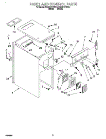05 - Panel And Control parts for Kitchenaid Compactor KCCC151DBL1 from AppliancePartsPros.com