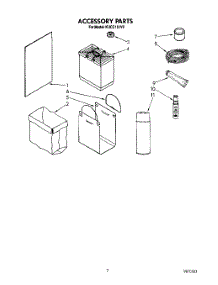 07 - Accessory parts for Kitchenaid Compactor KUCC151V0 from AppliancePartsPros.com