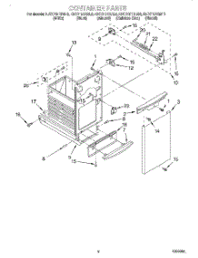 04 - Container parts for Kitchenaid Compactor KUCC151GBT0 from AppliancePartsPros.com
