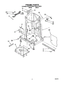 02 - Frame parts for Kitchenaid Compactor KCCC151DWH0 from AppliancePartsPros.com