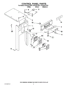 05 - Control Panel Parts parts for Kitchenaid Compactor KUCS03CTSS1 from AppliancePartsPros.com