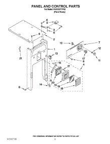 05 - Panel And Control Parts parts for Kitchenaid Compactor KUCS03FTPA2 from AppliancePartsPros.com