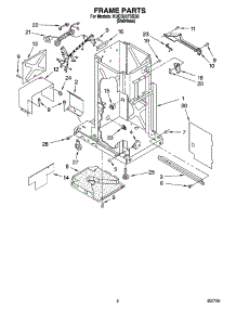 02 - Frame Parts parts for Kitchenaid Compactor KUCS03FSSS0 from AppliancePartsPros.com