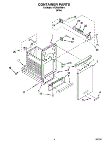 04 - Container Parts parts for Kitchenaid Compactor KFCP02IRWH1 from AppliancePartsPros.com