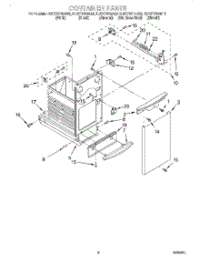 04 - Container parts for Kitchenaid Compactor KUCC151EWH0 from AppliancePartsPros.com