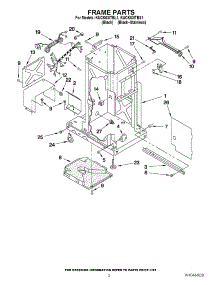 02 - Frame Parts parts for Kitchenaid Compactor KUCK03ITBS1 from AppliancePartsPros.com