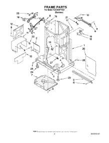 02 - Frame Parts parts for Kitchenaid Compactor KUCS03FTSS1 from AppliancePartsPros.com