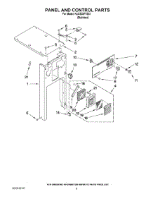 05 - Panel And Control Parts parts for Kitchenaid Compactor KUCS03FTSS1 from AppliancePartsPros.com