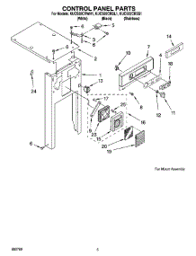 05 - Control Panel Parts parts for Kitchenaid Compactor KUCS02CRBL1 from AppliancePartsPros.com