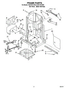 02 - Frame Parts parts for Kitchenaid Compactor KUCC151LPA2 from AppliancePartsPros.com