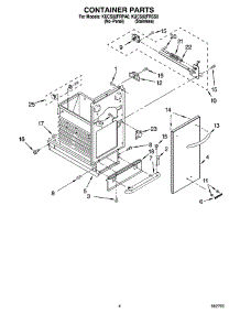 04 - Container Parts parts for Kitchenaid Compactor KUCS02FRSS0 from AppliancePartsPros.com
