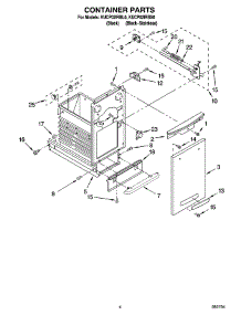 04 - Container Parts parts for Kitchenaid Compactor KUCP02IRBS0 from AppliancePartsPros.com