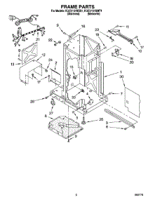 02 - Frame Parts parts for Kitchenaid Compactor KUCV151MMT1 from AppliancePartsPros.com