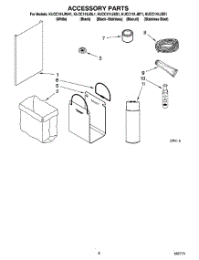 06 - Accessory Parts parts for Kitchenaid Compactor KUCC151JWH1 from AppliancePartsPros.com
