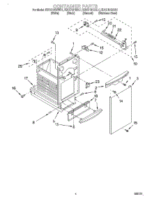 04 - Container parts for Kitchenaid Compactor KUCC151EBS1 from AppliancePartsPros.com