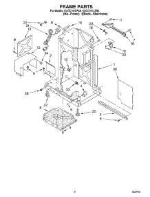 02 - Frame Parts parts for Kitchenaid Compactor KUCC151LSS0 from AppliancePartsPros.com