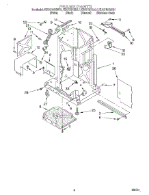 02 - Frame parts for Kitchenaid Compactor KUCC151EAL1 from AppliancePartsPros.com