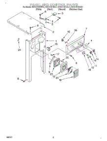 05 - Panel And Control parts for Kitchenaid Compactor KUCC151EAL1 from AppliancePartsPros.com