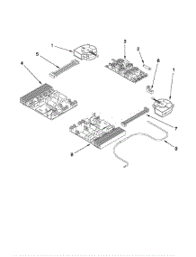 Interior parts for Kitchenaid Cooktop KICU500XSS0 from AppliancePartsPros.com