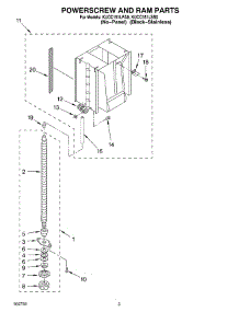 03 - Powerscrew And Ram Parts parts for Kitchenaid Compactor KUCC151LPA0 from AppliancePartsPros.com