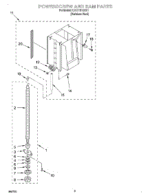 03 - Powerscrew And Ram parts for Kitchenaid Compactor KUCC151GSS1 from AppliancePartsPros.com