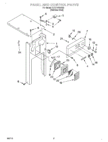 05 - Panel And Control parts for Kitchenaid Compactor KUCC151GSS0 from AppliancePartsPros.com