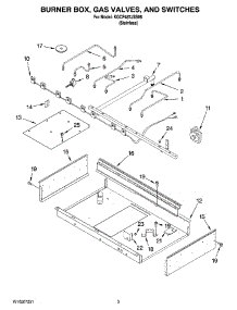 02 - Burner Box, Gas Valves, And Switches, Optional Parts parts for Kitchenaid Cooktop KGCP487JSS08 from AppliancePartsPros.com