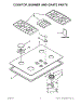 01 - Cooktop, Burner And Grate Parts