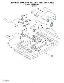 02 - Burner Box, Gas Valves, And Switches, Optional Parts (Not Included) parts for Kitchenaid Cooktop KGCK306VSS00 from AppliancePartsPros.com