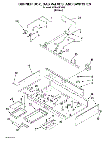 02 - Burner Box, Gas Valves, And Switches, Optional Parts parts for Kitchenaid Cooktop KGCP462KSS05 from AppliancePartsPros.com