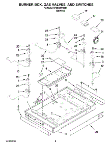 02 - Burner Box, Gas Valves, And Switches, Optional Parts (Not Included) parts for Kitchenaid Cooktop KFGS306VSS01 from AppliancePartsPros.com