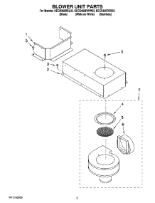 02 - Blower Unit Parts, Optional Parts parts for Kitchenaid Cooktop KECD866RWW03 from AppliancePartsPros.com