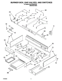 02 - Burner Box, Gas Valves, And Switches, Optional Parts (Not Included) parts for Kitchenaid Cooktop KGCP483KSS03 from AppliancePartsPros.com